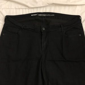 Old navy black high waisted jeans